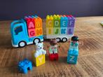 Lego Duplo 10915 alphabet truck, Ophalen of Verzenden, Zo goed als nieuw, Complete set, Duplo
