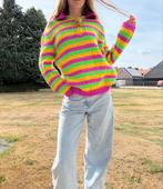 Vintage Handgemaakte Gekleurde Sweater, Kleding | Dames, Truien en Vesten, -, -, Ophalen of Verzenden, Zo goed als nieuw