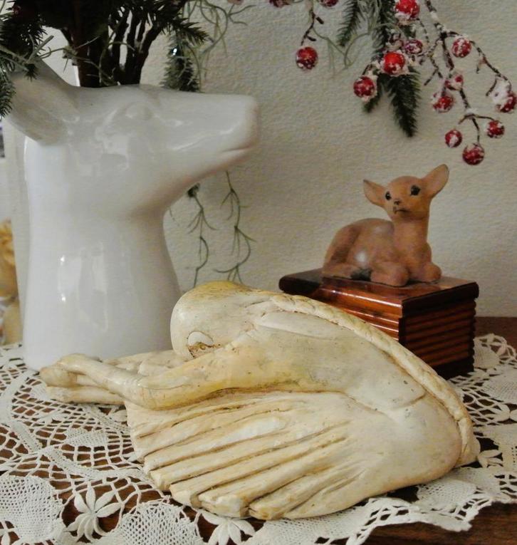 Ballerina beeldje details decoratie brocante curiosa vintage, Antiek en Kunst, Curiosa en Brocante, Ophalen of Verzenden