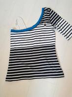 Bretonse Streep top trui Gaastra L wit zwart blauw, Gaastra, Blauw, Maat 42/44 (L), Ophalen of Verzenden