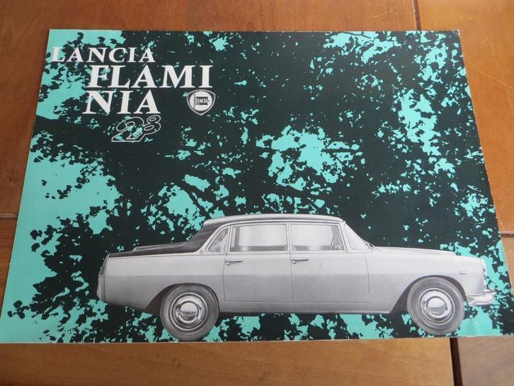 Folder Lancia Flaminia 2.8 1963, Boeken, Auto's | Folders en Tijdschriften, Zo goed als nieuw, Overige merken, Ophalen of Verzenden