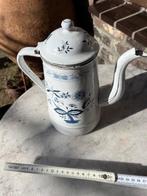 Emaille koffiepot Zwiebelmuster, Antiek en Kunst, Antiek | Emaille, Ophalen of Verzenden