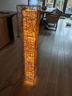 Rieten Staande Lamp, Huis en Inrichting, Lampen | Vloerlampen, Ophalen, Overige materialen, 100 tot 150 cm, Zo goed als nieuw
