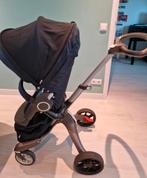 Zwarte Stokke Xplory verstelbare kinderwagen - Compleet!, Overige merken, Ophalen of Verzenden, Zo goed als nieuw, Combiwagen