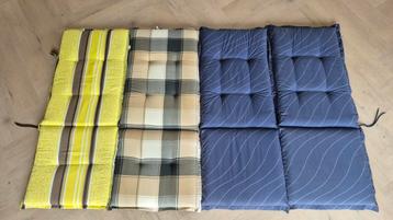 4 Tuinstoelkussens - Diverse Kleuren beschikbaar voor biedingen