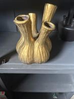 Tulpenvaas goudkleurig, Huis en Inrichting, Overige materialen, Overige kleuren, Ophalen of Verzenden, Zo goed als nieuw