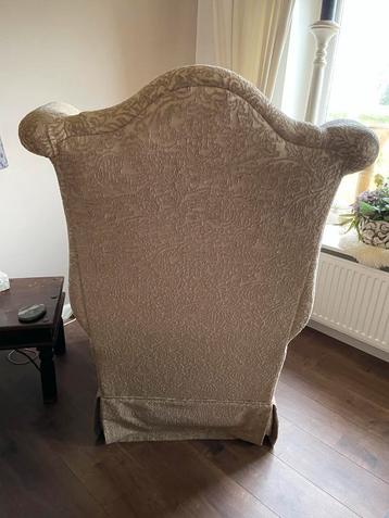 Beige Oorfauteuil - Goede Staat! beschikbaar voor biedingen