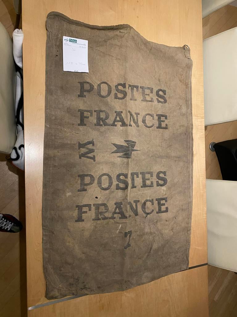 Vintage Franse Postzak - Uniek Decoratie Item, Ophalen of Verzenden