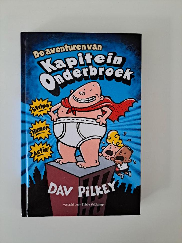 Kapitein Onderbroek - Dav Pilkey, Boeken, Kinderboeken | Jeugd | onder 10 jaar, Zo goed als nieuw, Fictie algemeen, Ophalen of Verzenden