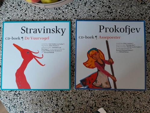 Cd boek Assepoester prokofjev vuurvogel stravinsky 2 v 5,-, Boeken, Luisterboeken, Cd, Ophalen of Verzenden