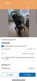 Joolz aer SCAMMER PAS OP!, Ophalen of Verzenden, Zo goed als nieuw, Overige merken