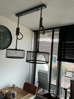 Industriële hanglamp, Huis en Inrichting, Lampen | Hanglampen, Ophalen, Zo goed als nieuw, Metaal, Minder dan 50 cm