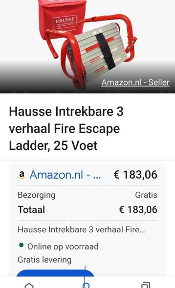 Escape brandtrapladder 10 meter beschikbaar voor biedingen