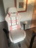 Gamerstoel bureaustoel race chair xtreme, Ophalen, Kunststof, Gebruikt, Wit