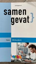 F.C. Luijbe - Samengevat havo Wiskunde A, HAVO, Ophalen of Verzenden, Nederlands, F.C. Luijbe