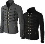 Victoriaanse korte heren jas (gothic steampunk kostuum), Kleding | Heren, Verzenden, Nieuw, Overige maten, Kleding