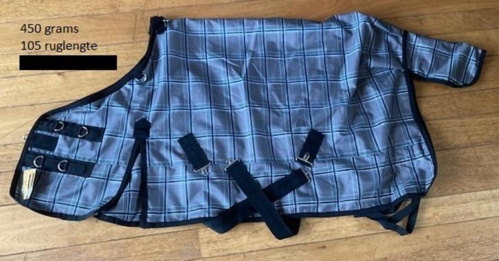 Grijs Winterdeken 450 grams Maat 105 ruglengte, Dieren en Toebehoren, Paarden en Pony's | Dekens en Dekjes, Nieuw, Deken, Ophalen of Verzenden