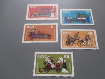 Postzegels Hongarije 1970 Motoren en 1984 Vlinders beschikbaar voor biedingen