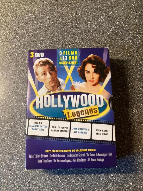 Hollywood Legends 3-Dvd Box, Cd's en Dvd's, Dvd's | Klassiekers, Drama, Alle leeftijden, Ophalen of Verzenden