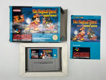 The Magical Quest Starring Mickey Mouse SNES PAL FRG CIB beschikbaar voor biedingen