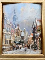 Winters Stadsgezicht door Vertin, Ophalen of Verzenden