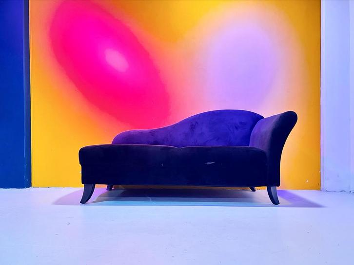 Zwarte Sofa - Comfortabel en Stijlvol!, Huis en Inrichting, Banken | Sofa's en Chaises Longues, Gebruikt, Tweepersoons, 150 tot 200 cm