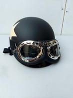 Jet helm maat L met bril, Motoren, Kleding | Motorhelmen, Ophalen of Verzenden, Tweedehands, Jethelm, Overige merken