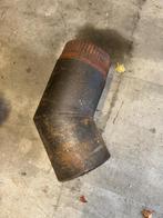 kachelpijp, enkelwandig 45 graden bocht, Huis en Inrichting, Kachels, Ophalen of Verzenden, Gebruikt, Hout, Houtkachel
