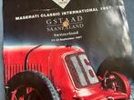 Maserati Classic International 1997 poster, Ophalen of Verzenden, Sport, A1 t/m A3, Rechthoekig Staand