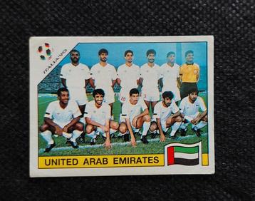 Panini WK 1990 Italië nr 306 team United Arab Emirates  beschikbaar voor biedingen