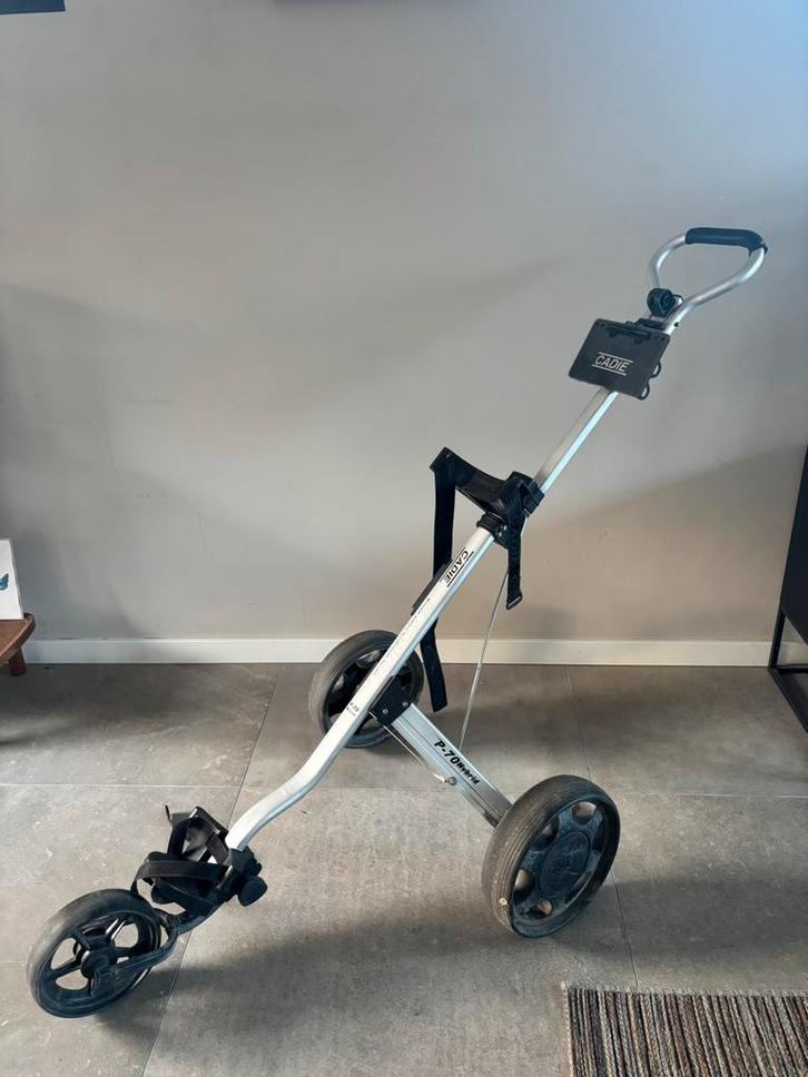 Caddie P-70 Hybrid - Golftrolley - 3 wielen, Sport en Fitness, Golf, Zo goed als nieuw, Golfkar, Ophalen of Verzenden