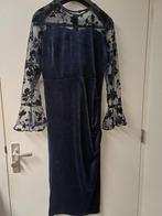 Mooie blauwe velvet jurk - JJ's House - NIEUW, Kleding | Dames, Blauw, Maat 46/48 (XL) of groter, Ophalen of Verzenden, Zo goed als nieuw