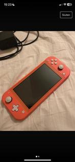 Nintendo switch lite coral, Roze of Coral, Zo goed als nieuw, Verzenden