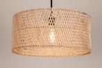 hanglamp 50cm naturel bamboe japandi bohemian hotel chique, Ophalen of Verzenden, Nieuw, Metaal, Minder dan 50 cm