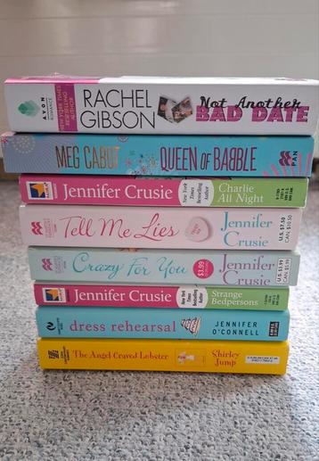 8x romance chicklit (EN) o.a. Jennifer Crusie, Meg Cabot beschikbaar voor biedingen