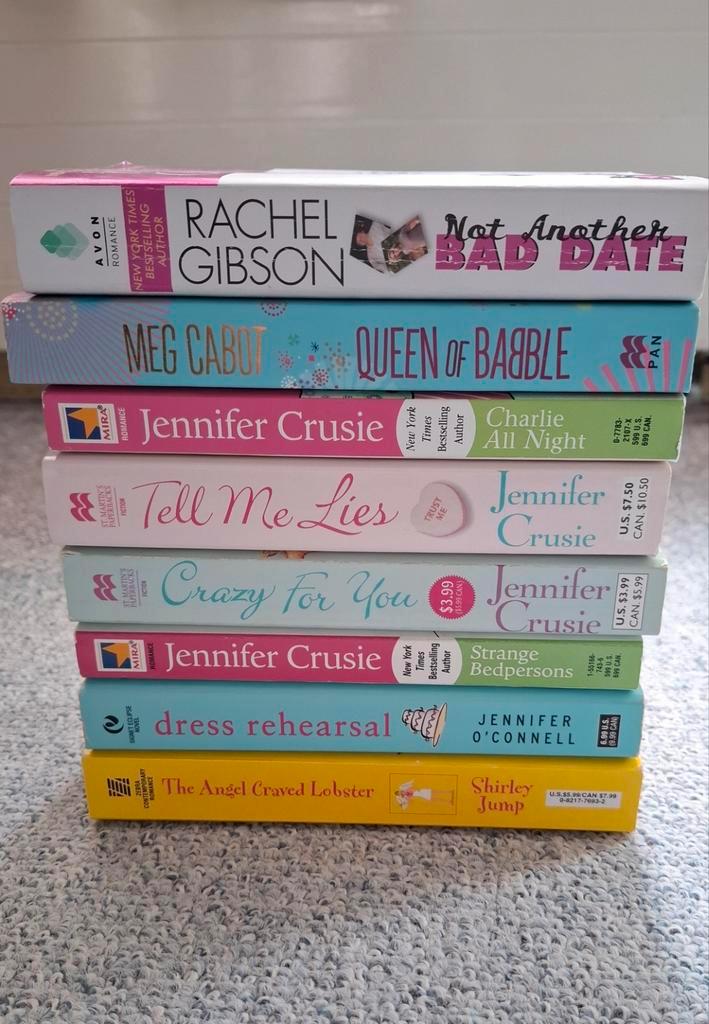 8x romance chicklit (EN) o.a. Jennifer Crusie, Meg Cabot, Boeken, Chicklit, Zo goed als nieuw, Ophalen of Verzenden
