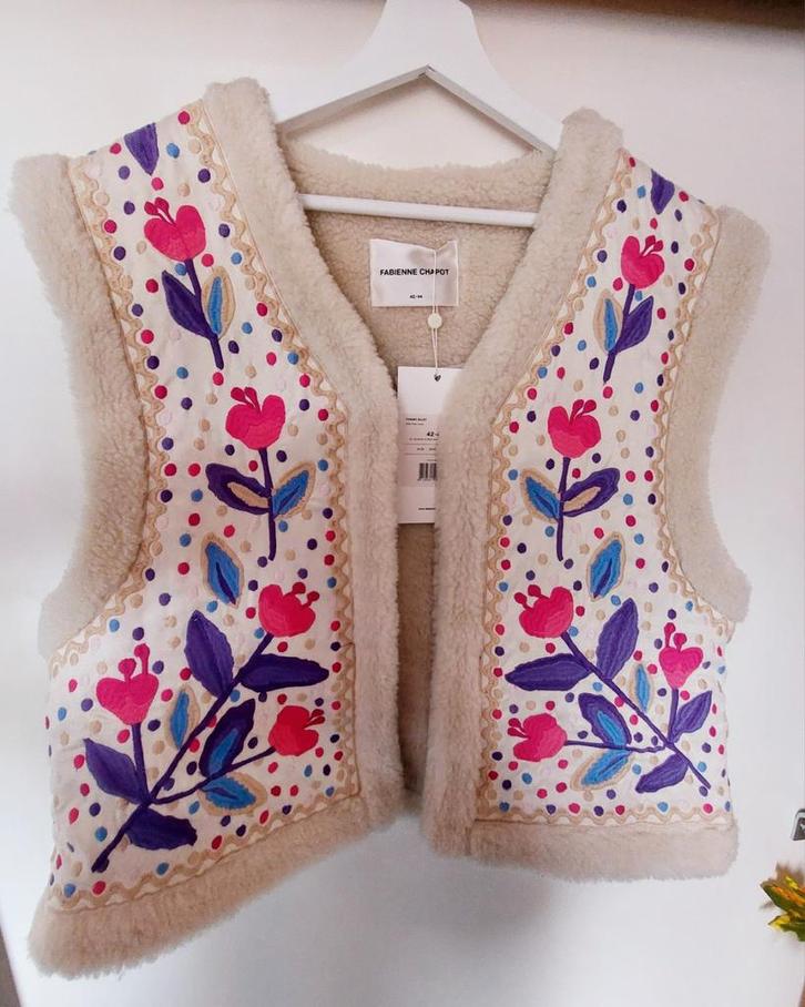 Nieuw! Fabienne Chapot Gilet Tommy, Kleding | Dames, Bodywarmers, Nieuw, Maat 42/44 (L), Roze, Ophalen of Verzenden