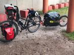 Weber opvouwbare fietskar, Fietsen en Brommers, Fietsaccessoires | Aanhangers en Karren, Overige merken, Gebruikt, Opvouwbaar