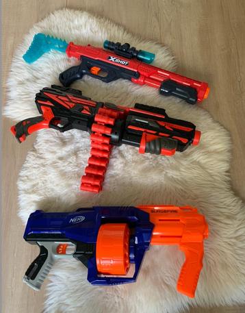 Nerf pistolen om te knallen beschikbaar voor biedingen