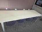 Tafel, eettafel, vergadertafel - 270 x 90, wit, hout, Ophalen, Gebruikt, Teakhout, 200 cm of meer
