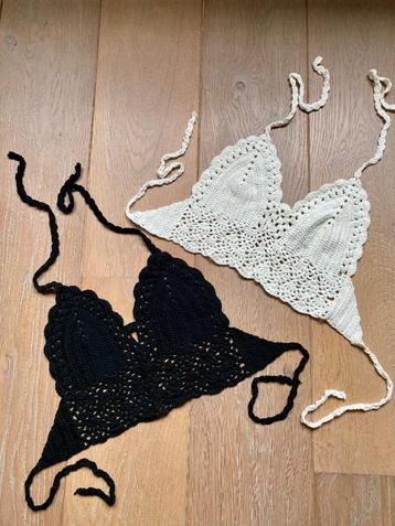 Hippie gehaakte Top S Festival Crochet hippiefeest Boho beschikbaar voor biedingen