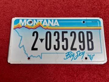 Montana Nummerbord USA beschikbaar voor biedingen