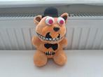 Fnaf Nightmare Freddy Knuffel, Ophalen of Verzenden, Zo goed als nieuw, Overige typen