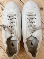 Polo Ralph Lauren wit leren ‘ballerina sneakers’ maat 40.5., Ophalen, Wit, Sneakers of Gympen, Zo goed als nieuw