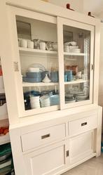 Buffetkast met glazen schuifdeuren, Ophalen of Verzenden, Gebruikt