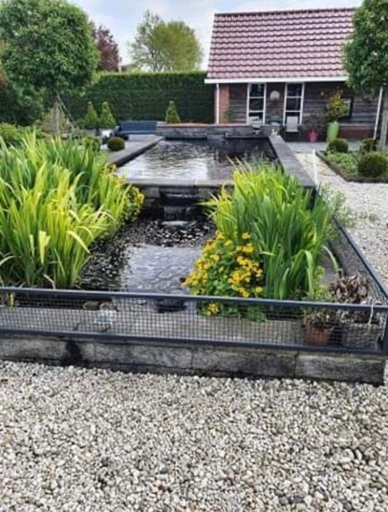 HDPE zwemvijver karpervijver 9x3 inclusief beadfilter, Tuin en Terras, Vijvers, Zo goed als nieuw, Ophalen