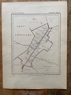 8 originele handgekleurde Kuyper kaarten Drentse gemeenten, Boeken, Atlassen en Landkaarten, Ophalen of Verzenden