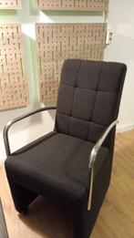 Verrijdbare fauteuil/eetkamerstoel Goossens, Ophalen, Gebruikt, Zwart, Moderbn