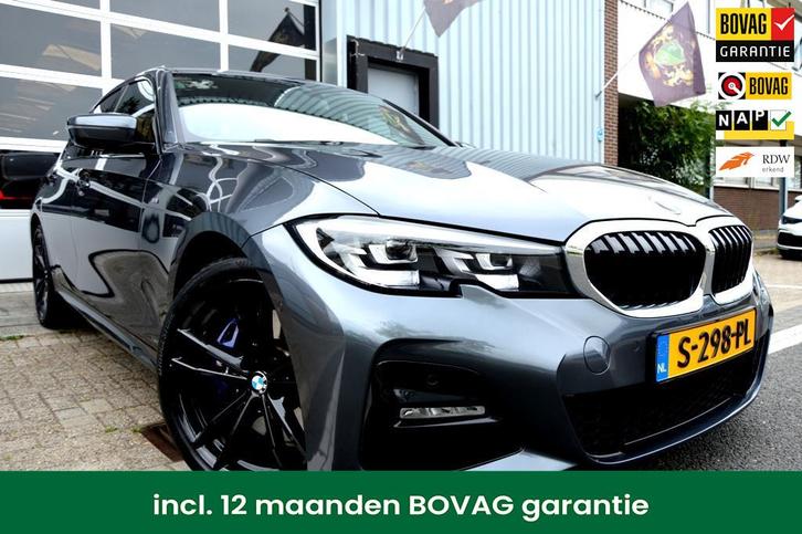 BMW 3-serie 330e High Executive AUT 292PK LED/LEER/NAV/LMV19, Auto's, BMW, Bedrijf, Te koop, 3-Serie, 360° camera, ABS, Achteruitrijcamera