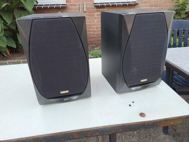 Yamaha speakerset, Audio, Tv en Foto, Luidsprekers, Zo goed als nieuw, Front, Rear of Stereo speakers, 60 tot 120 watt, Overige merken